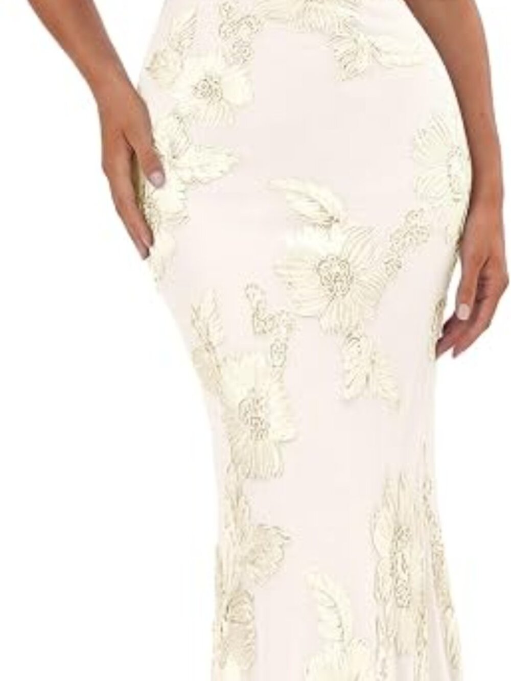 Floral Midi Bodycon Tube Dress - NWT - M - Picture 3 of 5